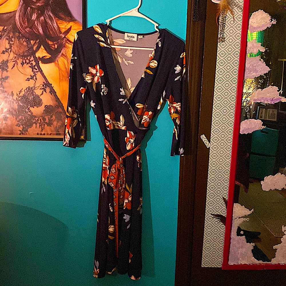 Leota Perfect Wrap Mini Dress